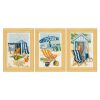 Vervaco Miniatuur Zon en zee set van 3 PN-0157516 borduren (pakket)