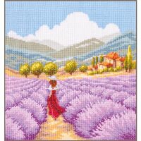 Vervaco Provence lavendellandschap PN-0211778 borduren (pakket)