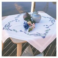Vervaco Tafelkleed Lavendel met vlinders PN-0205149 borduren (pakket)