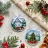 Abris Art By the Christmas Tree ABT-062 kralen borduren (pakket)