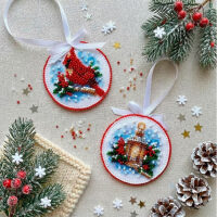 Abris Art Christmas Singing ABT-065 kralen borduren (pakket)