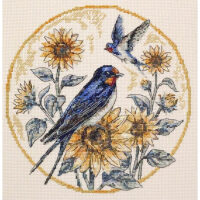 Abris Art The Melody of Swallows AH-317 borduren (pakket)