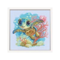 Aine Baby Sea Turtle A1037 borduren (pakket)