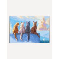 Aine Cats by the Sea A1034 borduren (pakket)