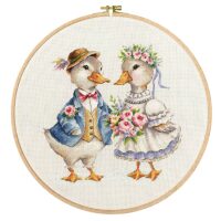 Golden Fleece Sweet Couple VK-086 borduren (pakket)