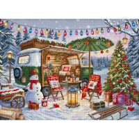 Leti Stitch Christmas Trailer L9990 borduren (pakket)