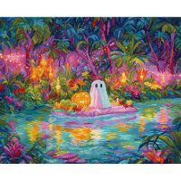 Leti Stitch Glow Ghost Cove L9989 borduren (pakket)