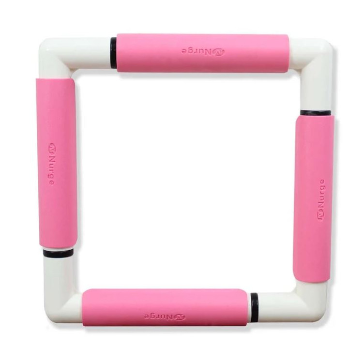Nurge Borduur Snap Frame 21x21 roze (klem borduurraam)