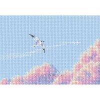 RTO Seagulls in Pink Sky M01109 borduren (pakket)