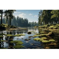 Spiegeling van het Woud diamond painting