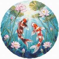 Andriana Carps and lotuses ANK-73 borduren (pakket)