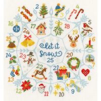 Bothy Threads Bothy Designs  Countdown To Christmas XBD22 borduren (pakket)