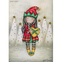 Bothy Threads Gorjuss  Jingle Belle XG55 borduren (pakket)