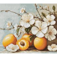 Luca-S Apricot Blossom B7062 borduren (pakket)