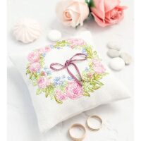 Luca-S The Flowers of Destiny W08 Ringkussen borduren (pakket)