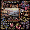 MP Studia Sampler. Dawn in the Village NV-1036 borduren (pakket)