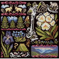 MP Studia Sampler. Twilight in the Mountains NV-1030 borduren (pakket)