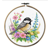 Orchidea Bird 7982 borduren (pakket) inclusief borduurring