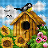 Orchidea Birdhouse - Summer M2306 voorbedrukt Needlepoint borduren