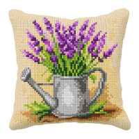 Orchidea Lavender in a Watering Cone Kruissteekkussen pakket 99125
