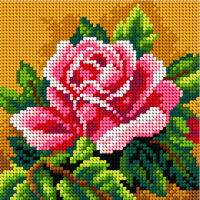 Orchidea Rose M2497 voorbedrukt Needlepoint borduren