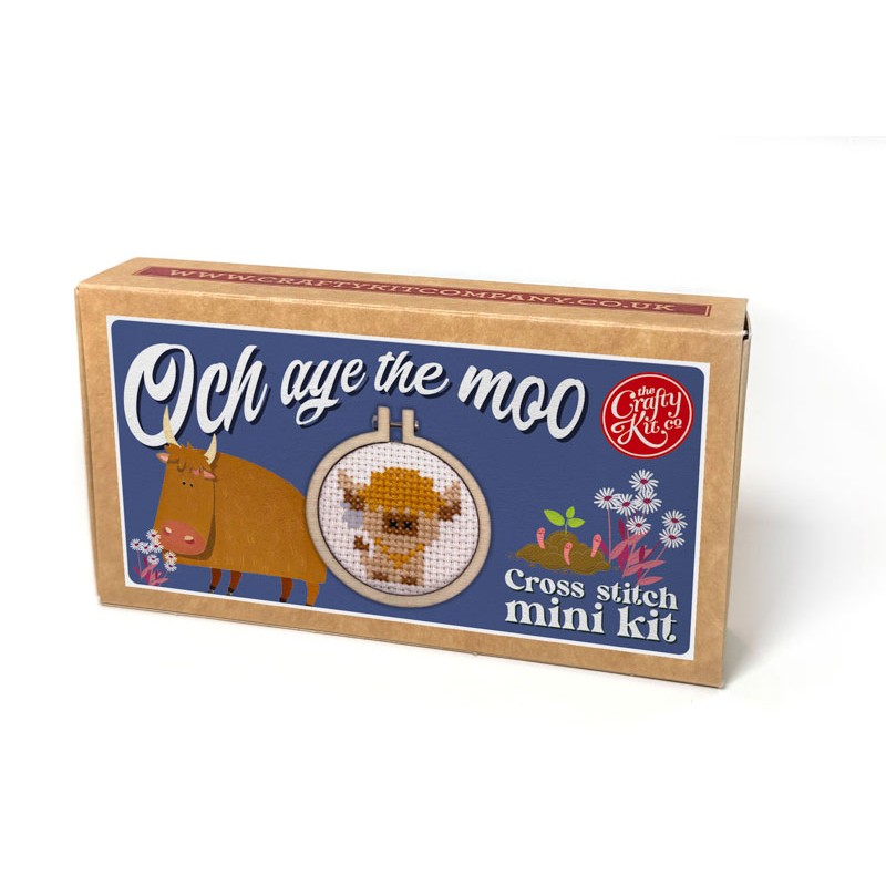 The Crafty Kit Company Matchbox Och aye the Moo! (Highland Cow) MB-020