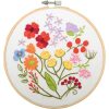 Vervaco Bloemen symfonie met borduurring PN-0223400 borduren (pakket)