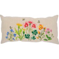 Vervaco Borduurkussen Meadow Flowers PN-0222524 borduren (pakket)