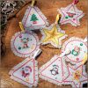 Vervaco Kerst ornamenten PN-0234332 borduren (pakket)