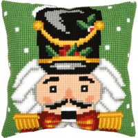 Vervaco Kruissteekkussen Notenkraker PN-0229232 borduren (pakket)