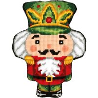 Vervaco Kruissteekvormkussen met rug Notenkrakertje PN-0229242 borduren (pakket)