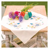 Vervaco Tafelkleed Stylish Florals PN-0222440 borduren (pakket)