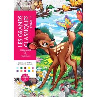 Coloriages Mystères Disney Les Grand Classiques Tome11 - Kleuren op nummer voor volwassenen en kinderen