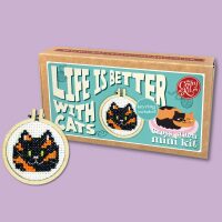 The Crafty Kit Company Matchbox Life is Better with Cats MB-203