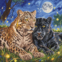 AVA Stitch The Night of the Felines P160 borduren