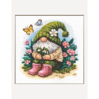 Aine Blossom Gnome A1042 borduren (pakket)