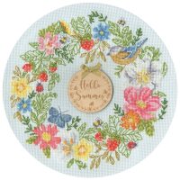 Bothy Threads Jane Sunner Summer Wreath XJS6 borduren (pakket)