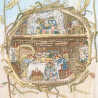 Bothy Threads Jill Barklem Tea With The Harvest Mice XBH1 borduren (pakket)