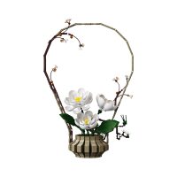 CaDA Artizan Winter Silence Oriental Floral Art C59026W