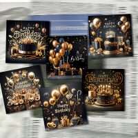 Diamond painting chique verjaardagskaarten (6 stuks)