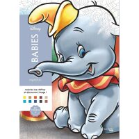 Coloriages Mystères Disney Babies - Kleuren op nummer voor volwassenen en kinderen