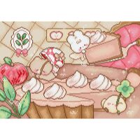 Leti Stitch Pumpkin Pie Chase L10-013 borduren (pakket)