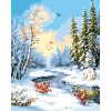 Peaceful Winter Scene Schilderen op nummer W100