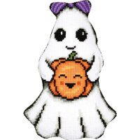 Vervaco Cute little ghost Kruissteekvormkussen pakket met rug PN-0216258