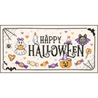 Vervaco Happy Halloween PN-0238569 borduren (pakket)