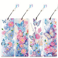 Diamond Painting boekenleggers vlinders (4 stuks)