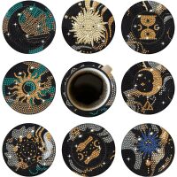 Diamond painting onderzetters Kosmos (8 stuks)