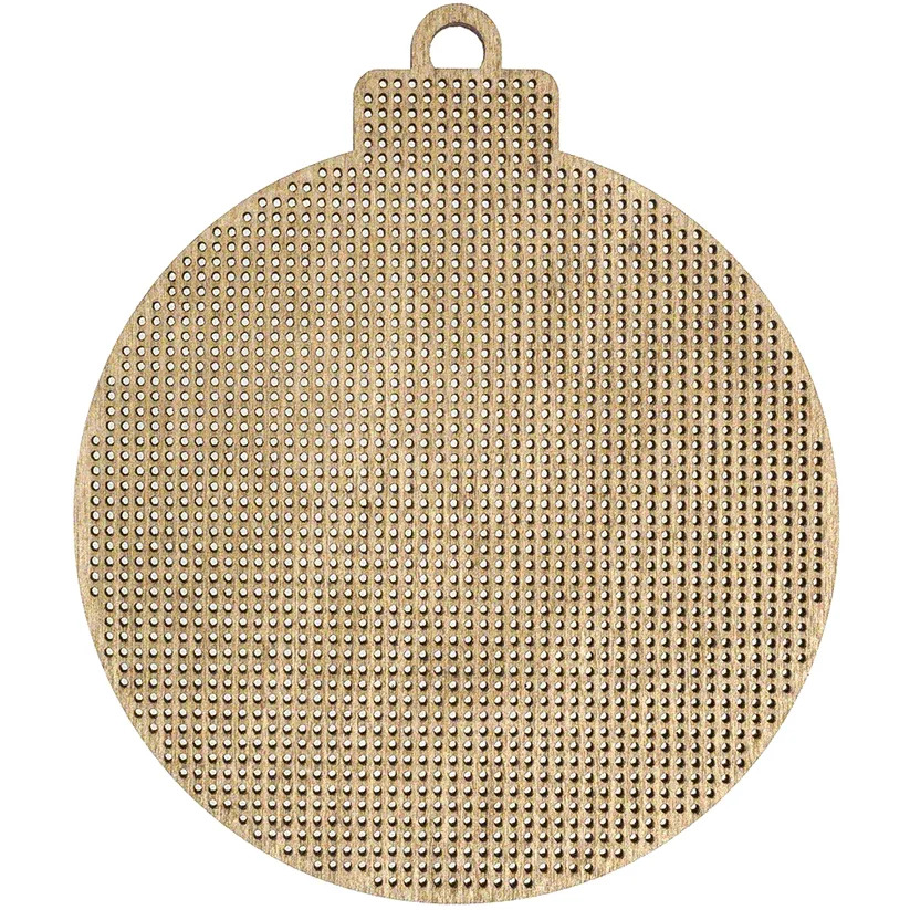 Wonderland Crafts Kerstbal borduren eekhoorn FLW-018 - Afbeelding 2