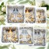 Diamond painting Kerstkaarten uitzicht (6 stuks)