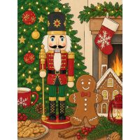 Klassieke kerst met de Notenkraker Diamond Painting Doezelf.nl